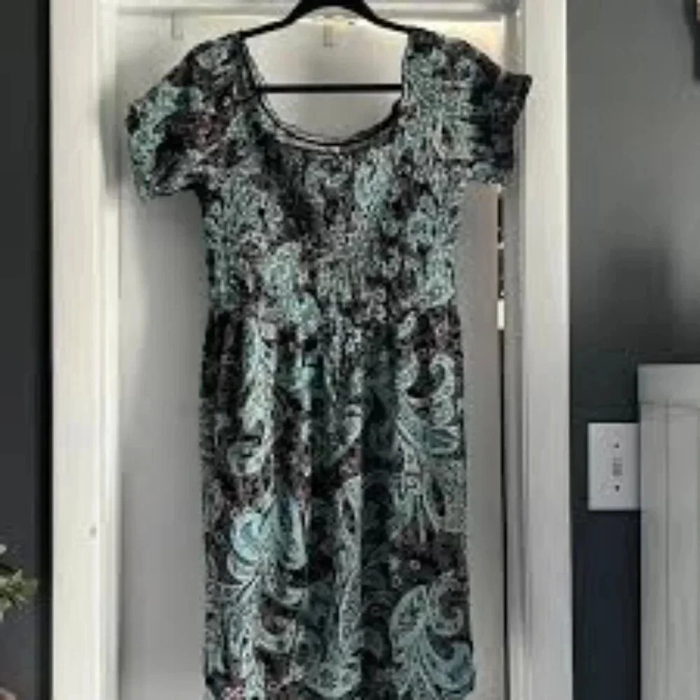 Xhilaration Floral Off Shoulder Short Sleeve‎ Dress
